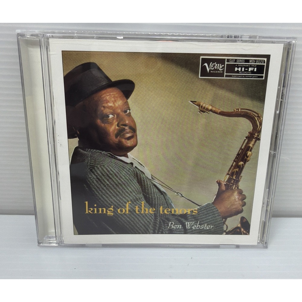 Ben Webster - King of the Tenors CD 1993 Verve Clef Series Jazz Saxophone NM